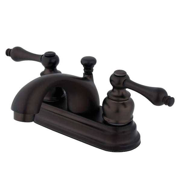 4" Centerset Bathroom Faucet, Oil Rubbed Bronze